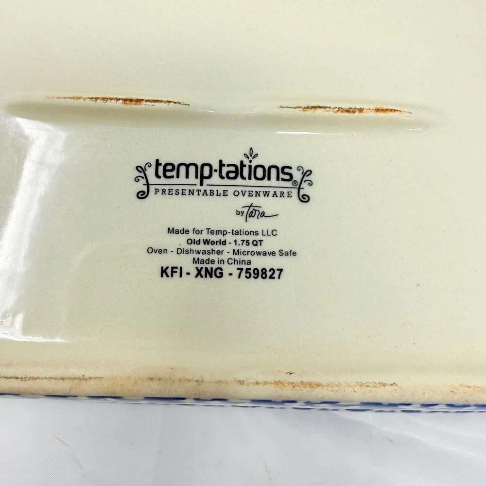 Temp-tations Old World 1.75 blue Load Pan